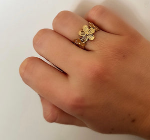 Flower Ring Gold