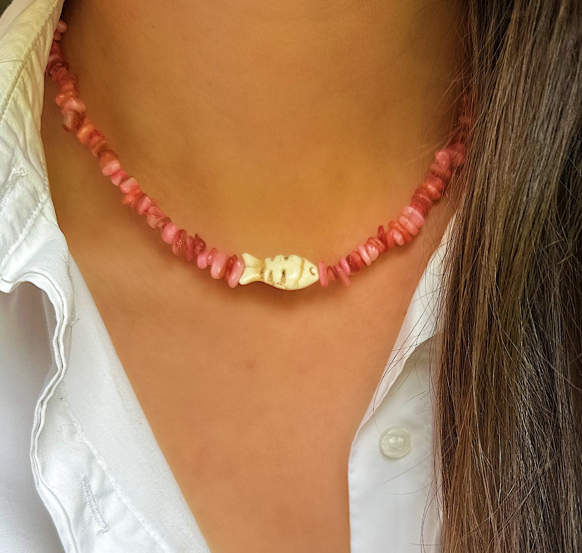 Handmade Margaux Necklace Gold