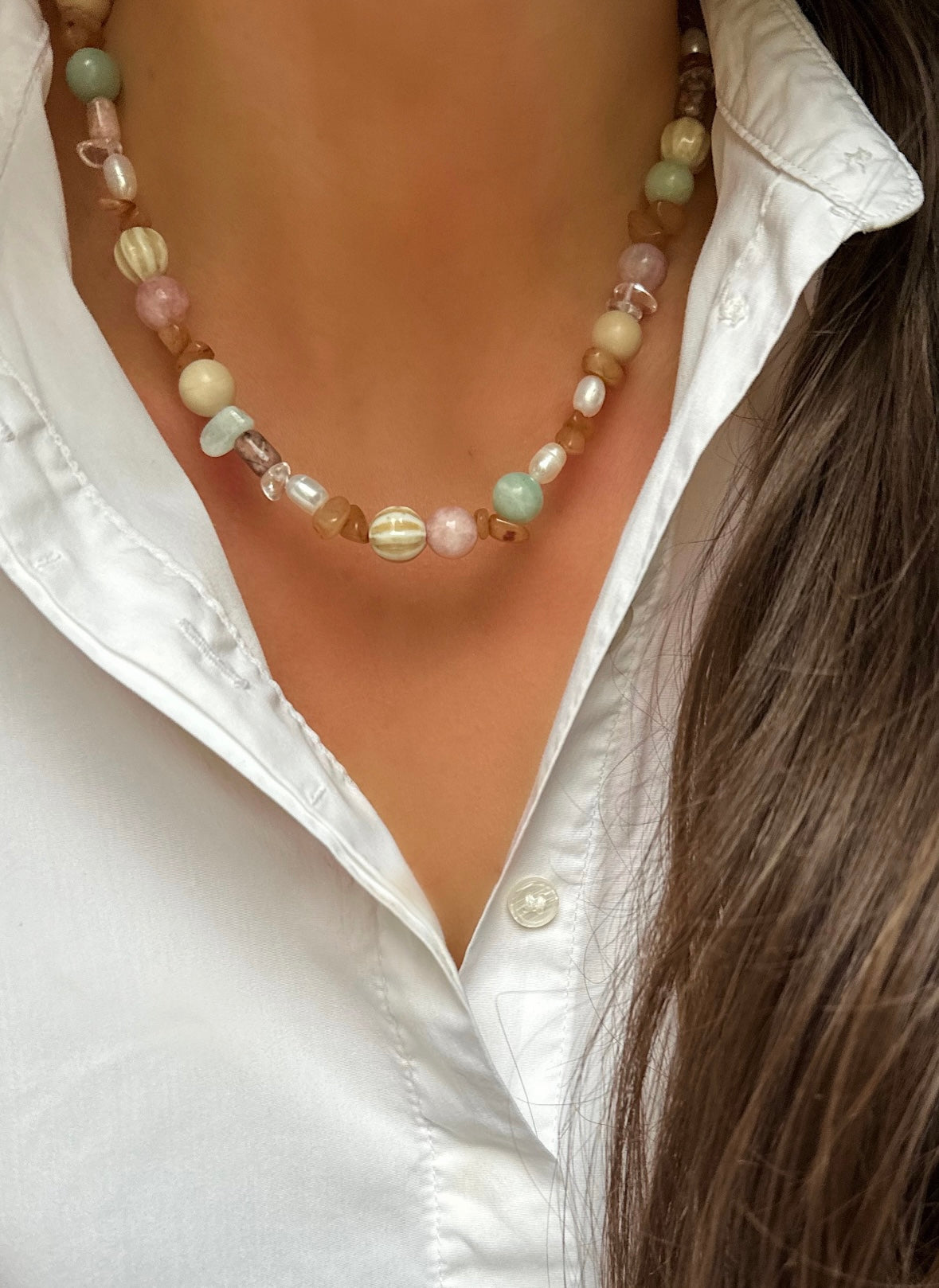 Handmade Madeleine Necklace Gold