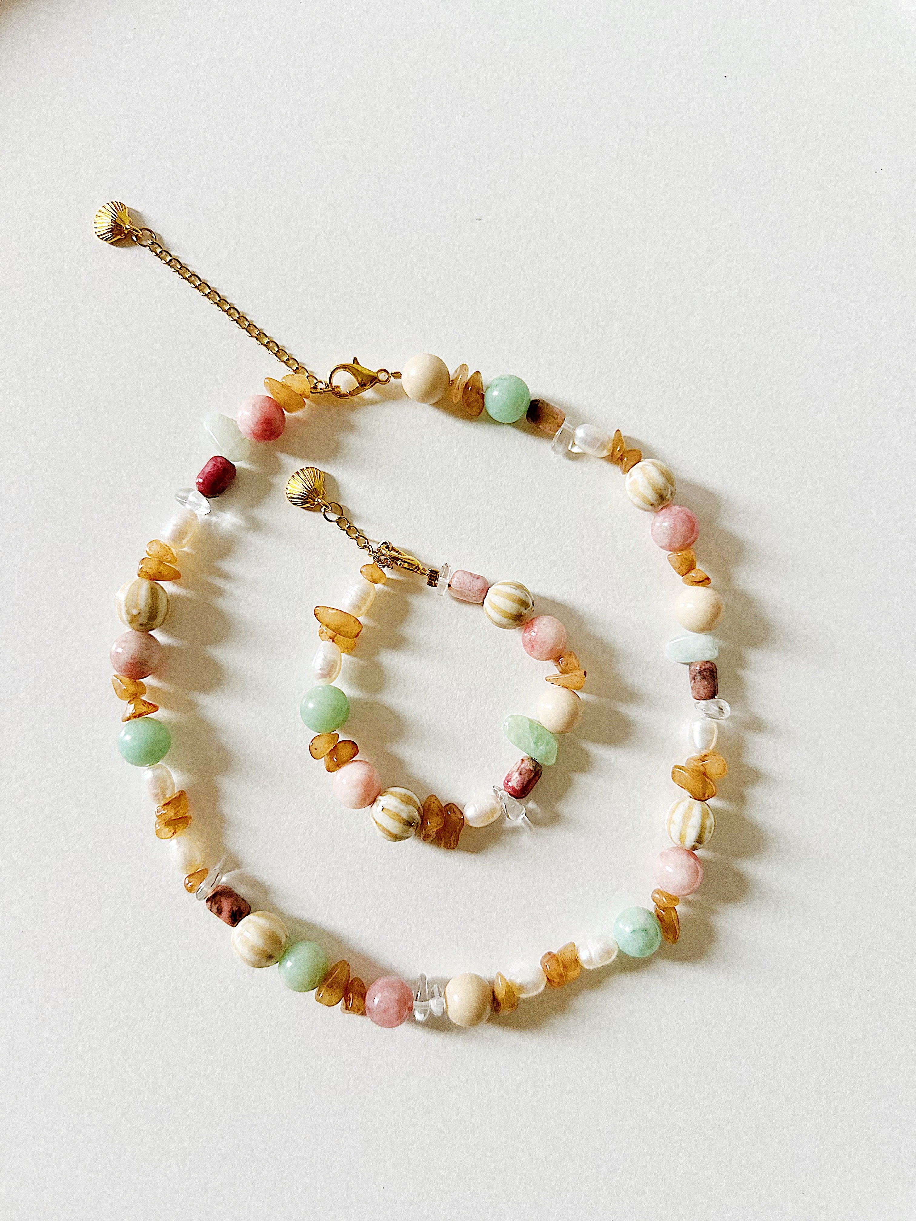 Handmade Madeleine Necklace Gold