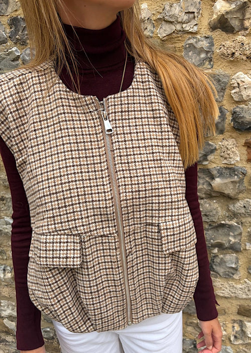 Gilet Pied-de-poule