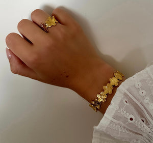 Rosette Bracelet Gold