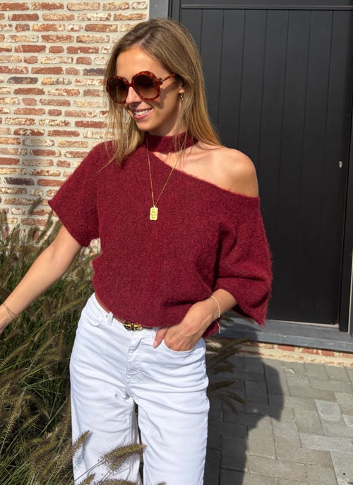 Eloise Knit - Bordeaux