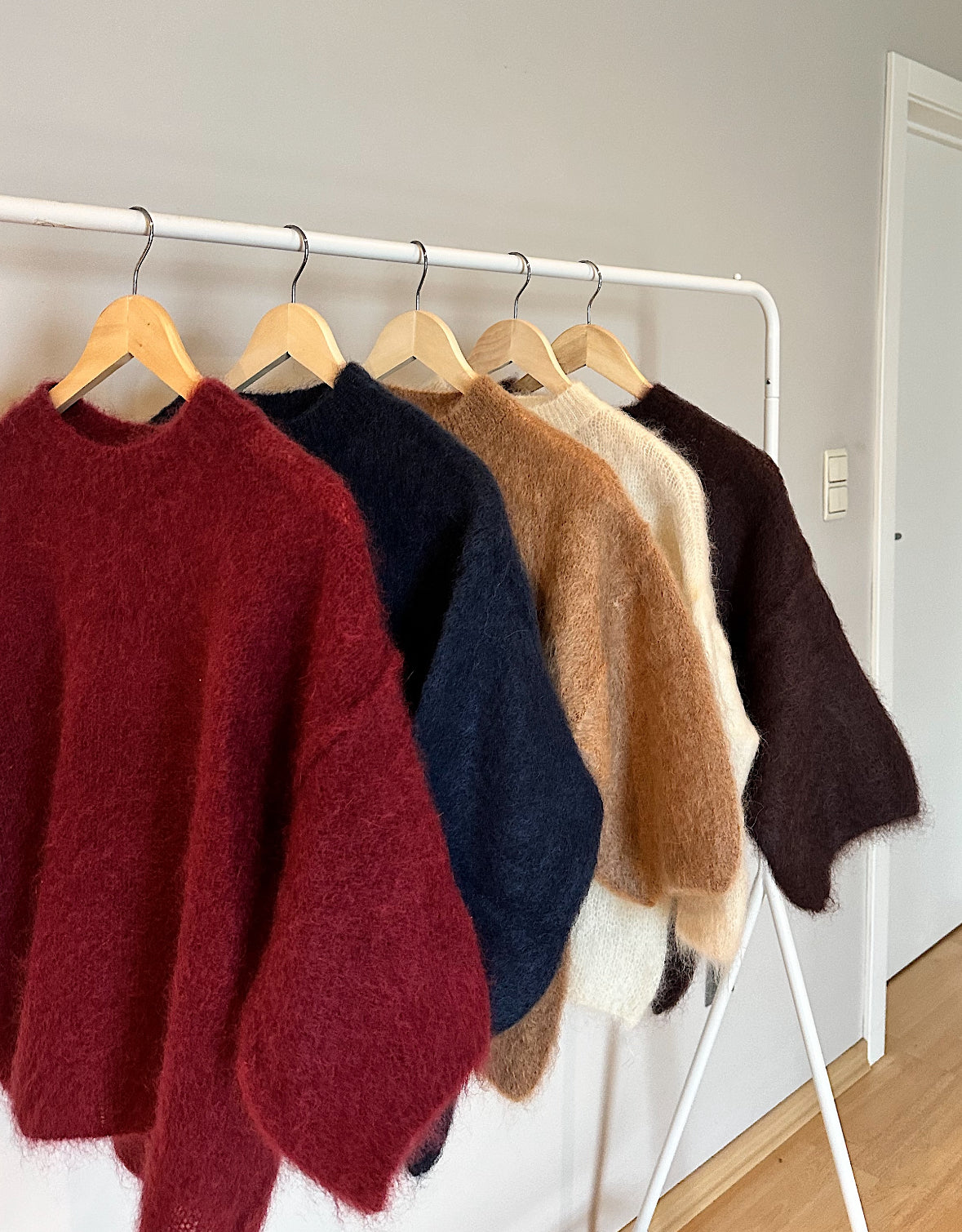 Mohair Trui Estelle - Chocolate