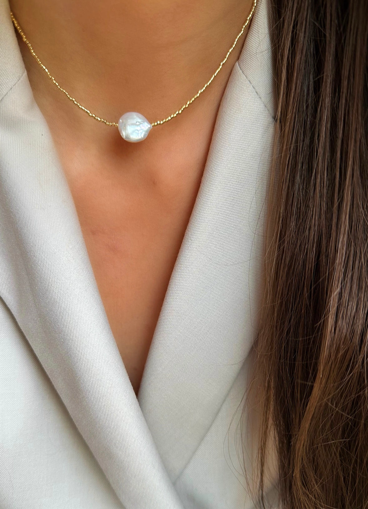 Handmade Sweet Water Pearl Bracelet Gold