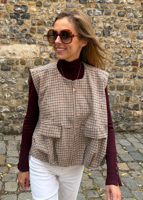 Gilet Pied-de-poule