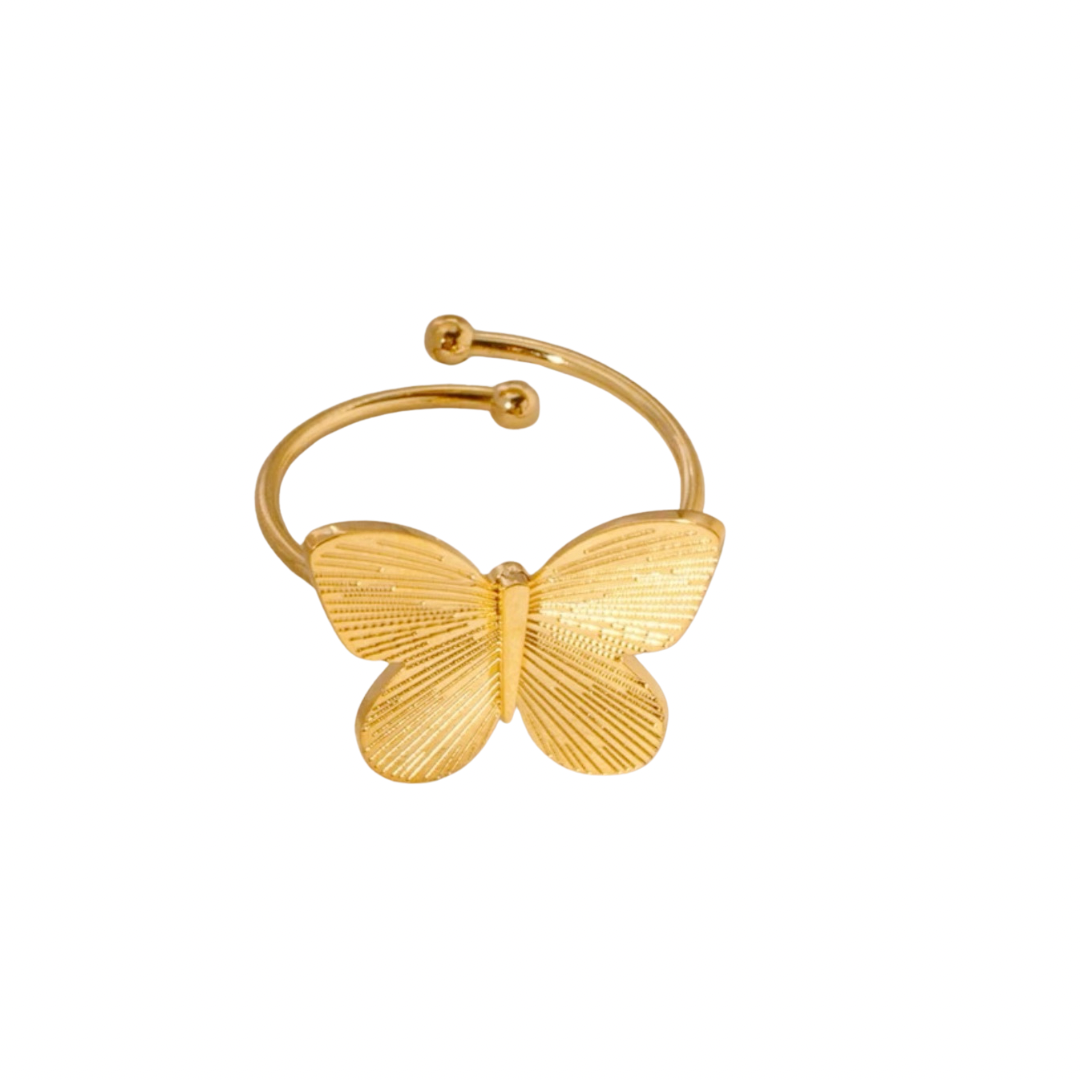 Butterfly Ring Gold