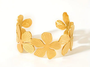 Amélie Flower Bracelet Gold