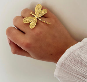 Libelle Ring Gold