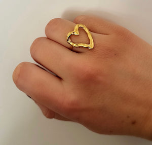 Heart Ring Gold