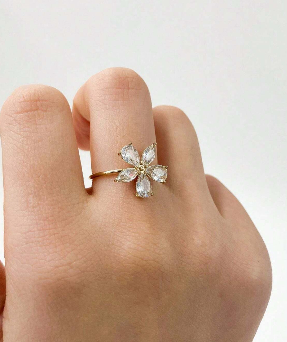 Flower Ring Gold