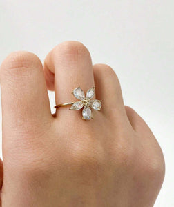 Flower Ring Gold