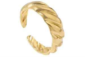 Croissant Ring Gold