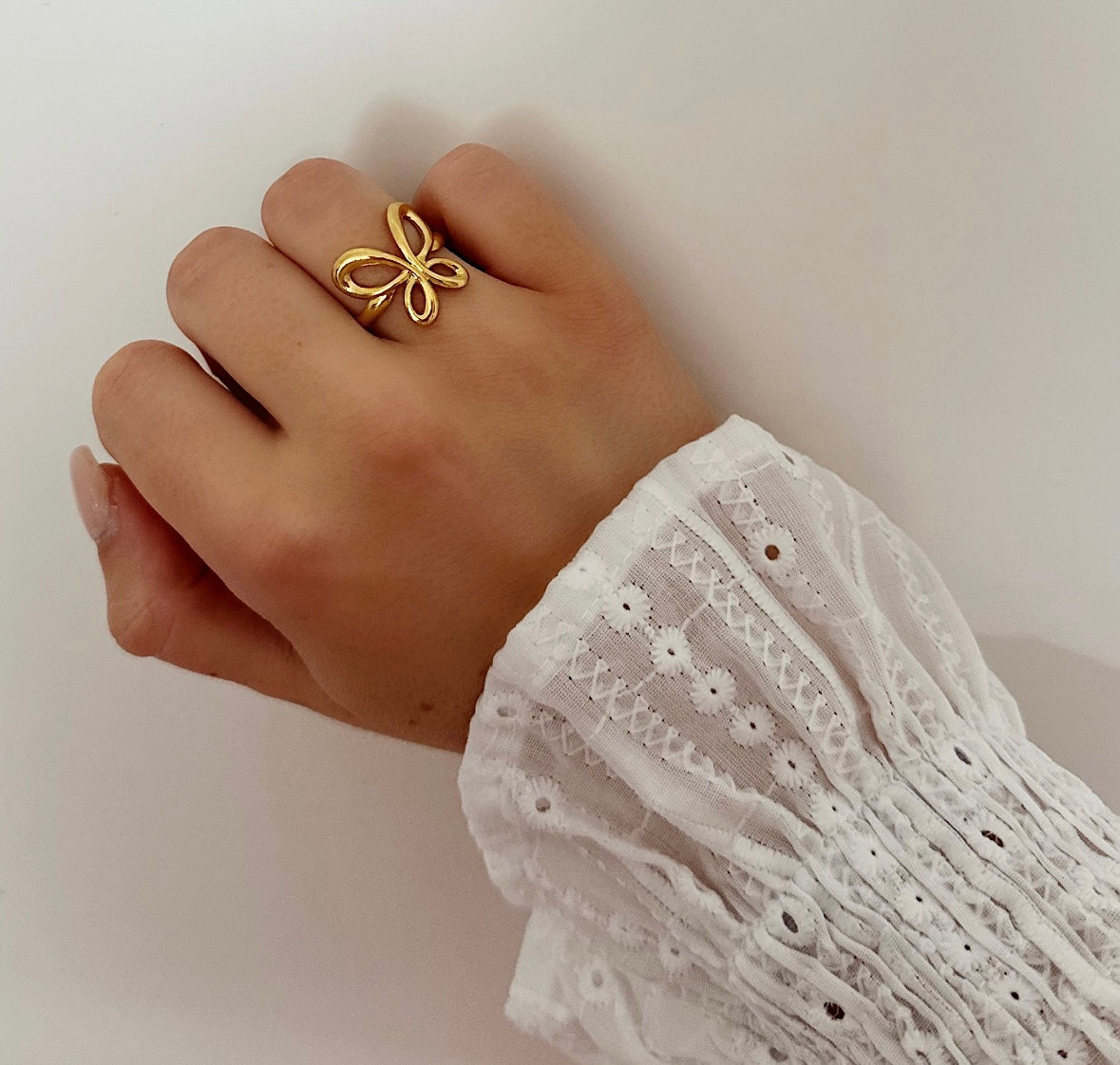 Butterfly Ring Gold