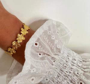 Rosette Bracelet Gold