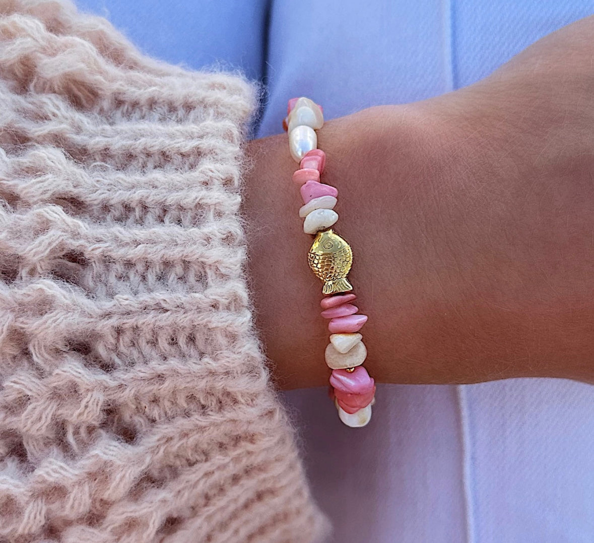 Handmade Alizée Necklace Gold