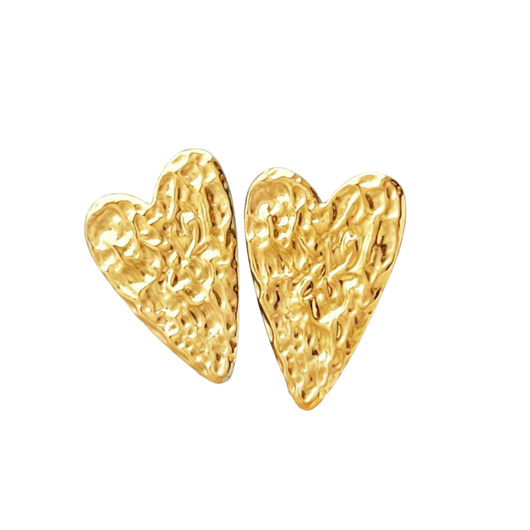 Big Heart Earring Gold