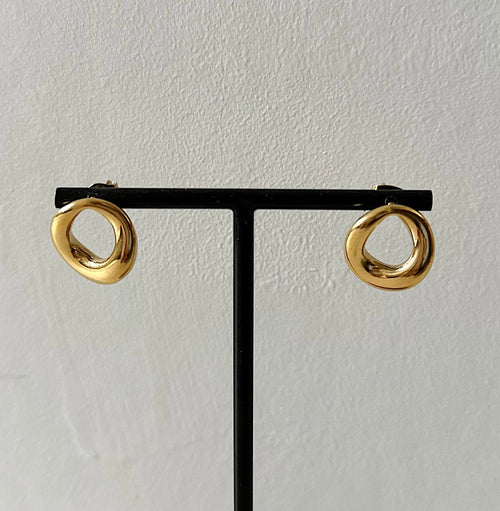 Circle Earrings Gold