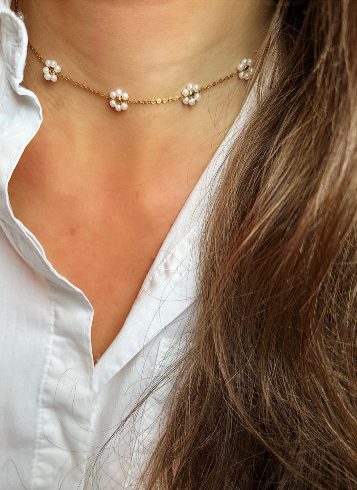 Louise Flower Bracelet Gold