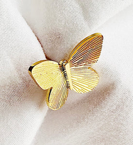 Butterfly Stud Gold