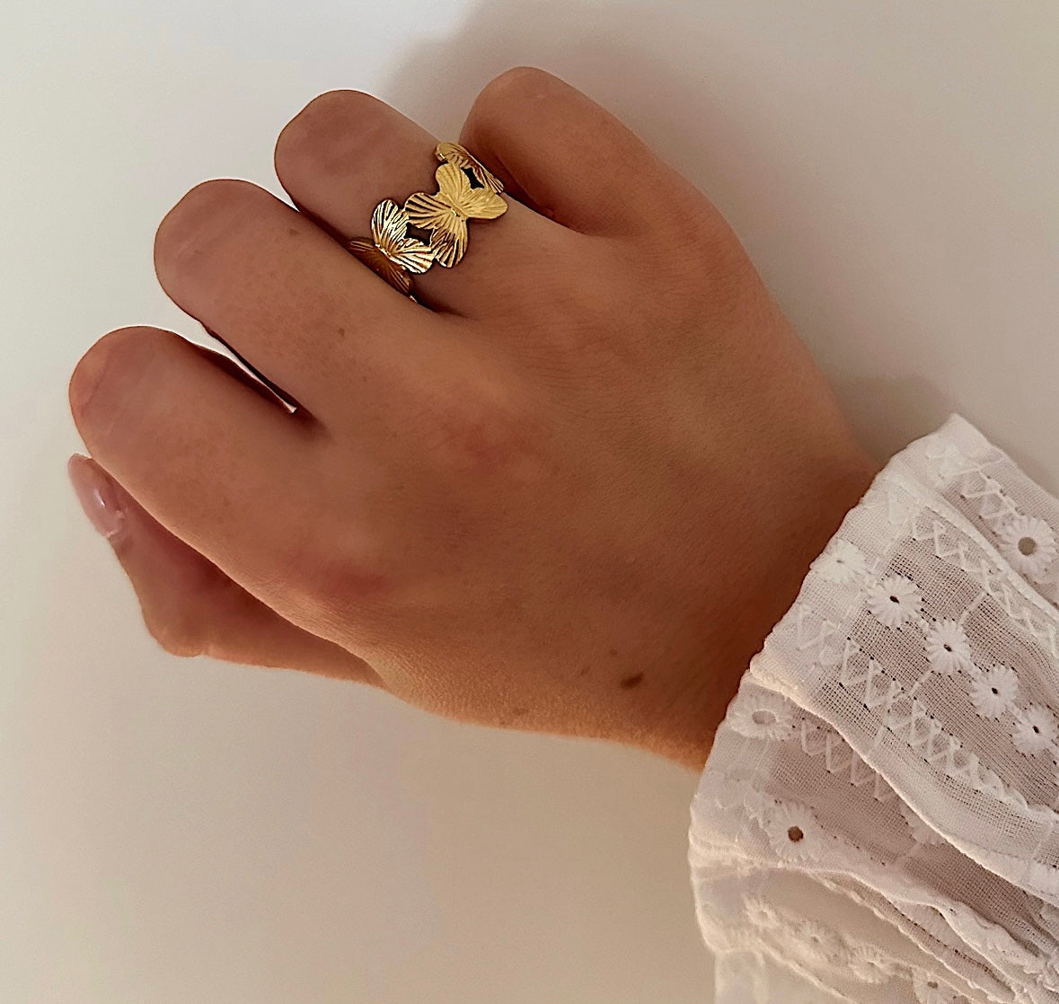 Butterfly Ring Gold