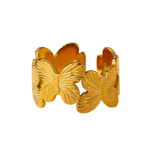 Butterfly Ring Gold