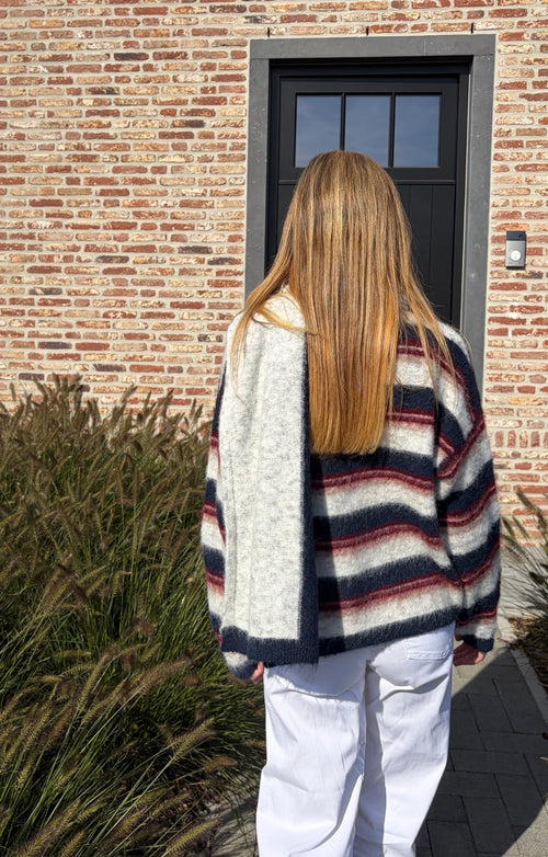 Olivia trui met sjaal