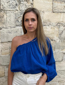 Colette Top Tetra Cobalt Blue