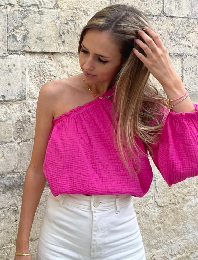 Colette Top Tetra Fushia