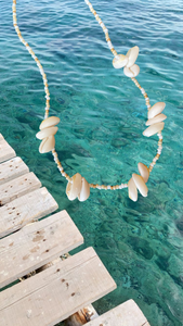 Handmade Shell Necklace Gold