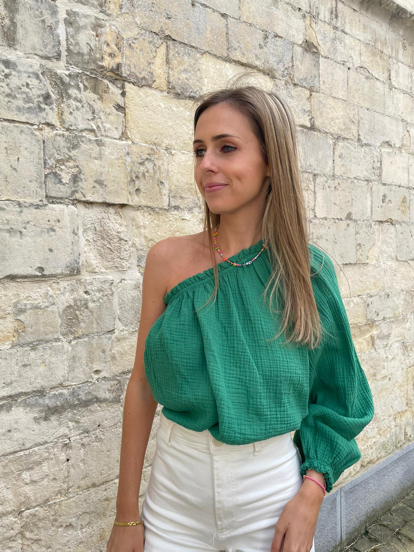 Colette Top Tetra Green