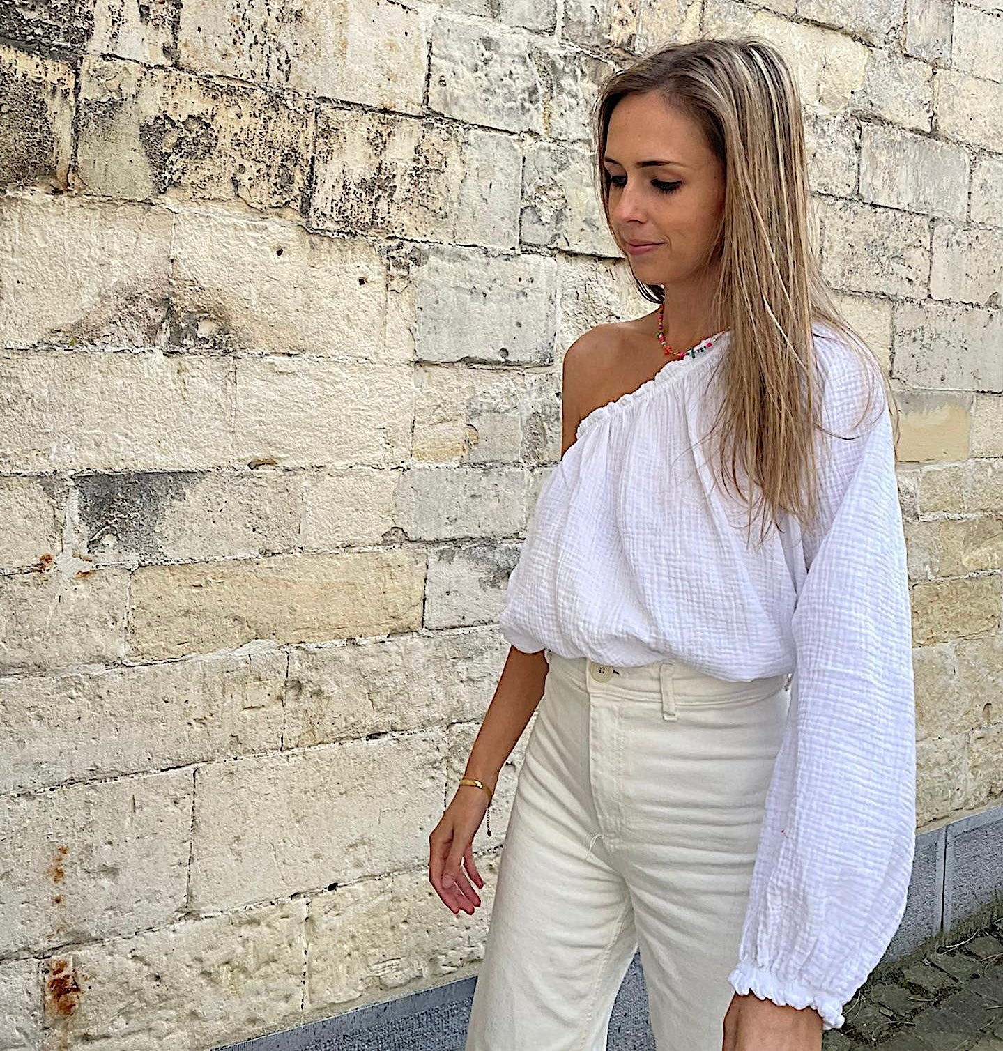 Colette Top Tetra White