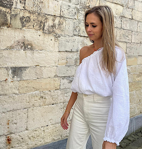 Colette Top Tetra White