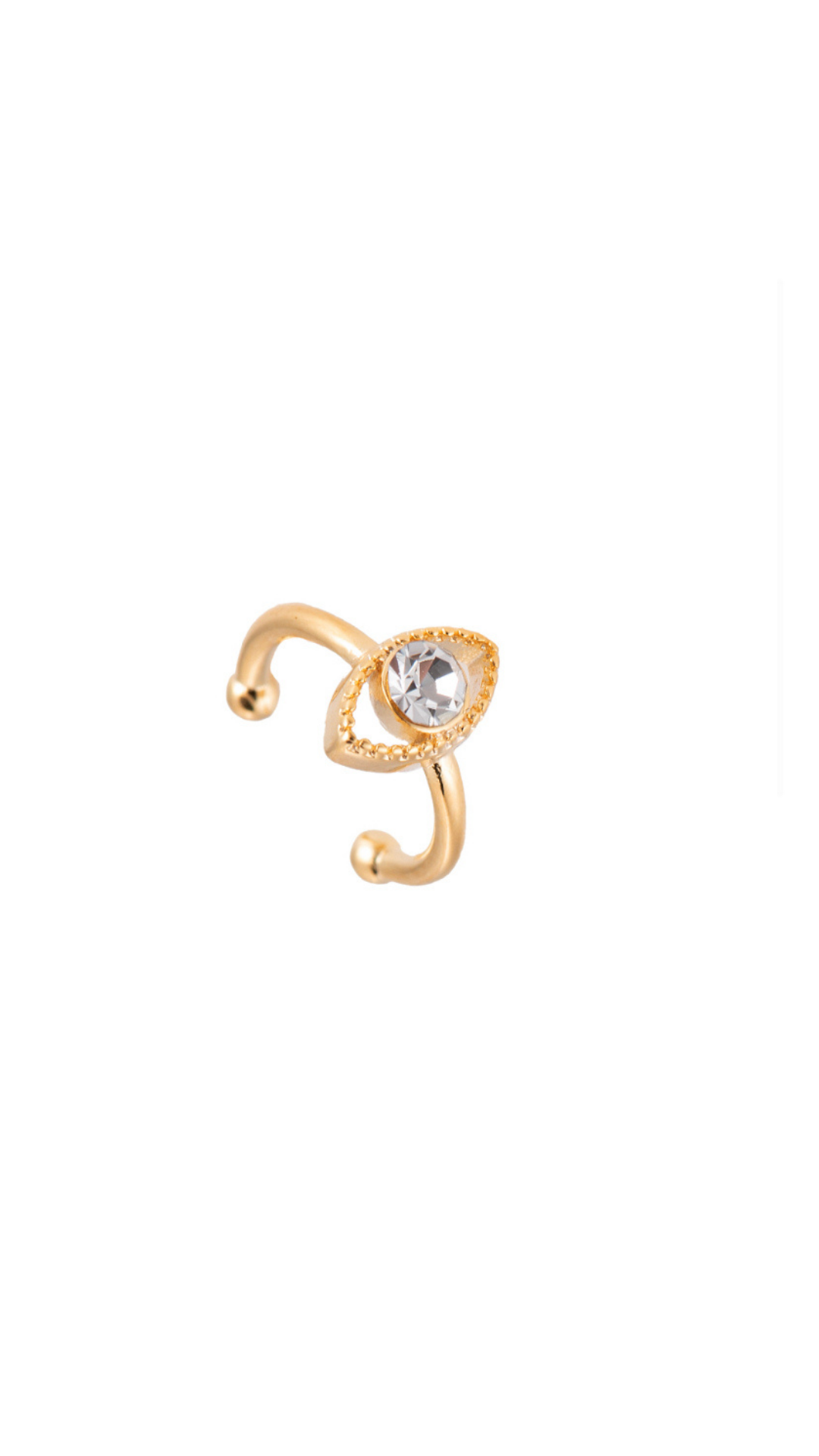 Eye Earcuff Gold