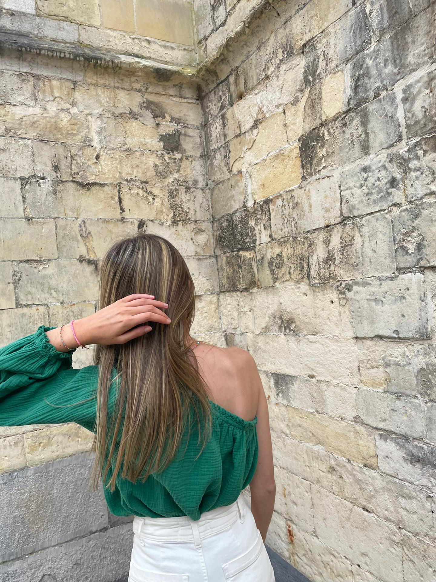 Colette Top Tetra Green