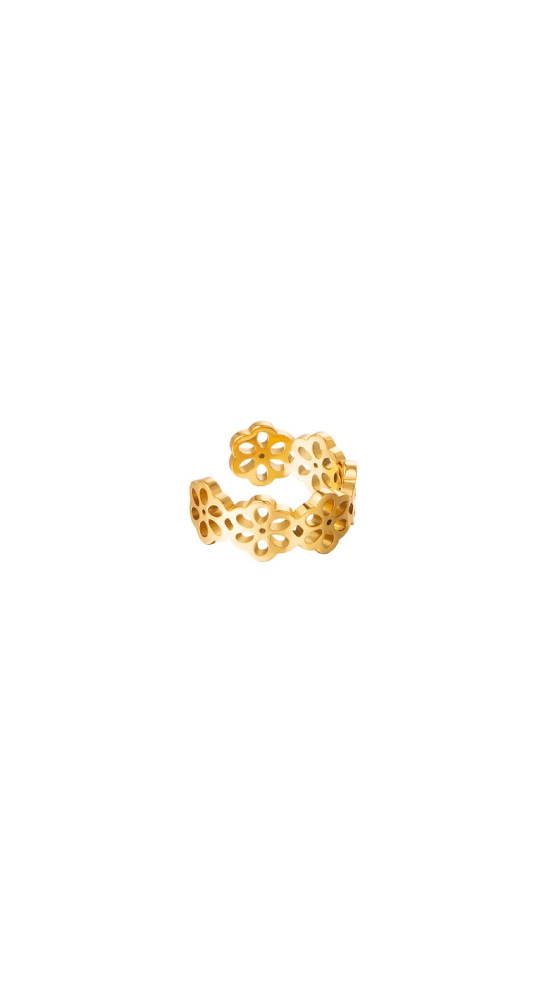 Earcuff Daisy Gold