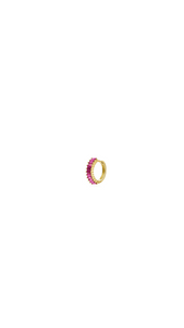 Vintage Hoop Gold Pink